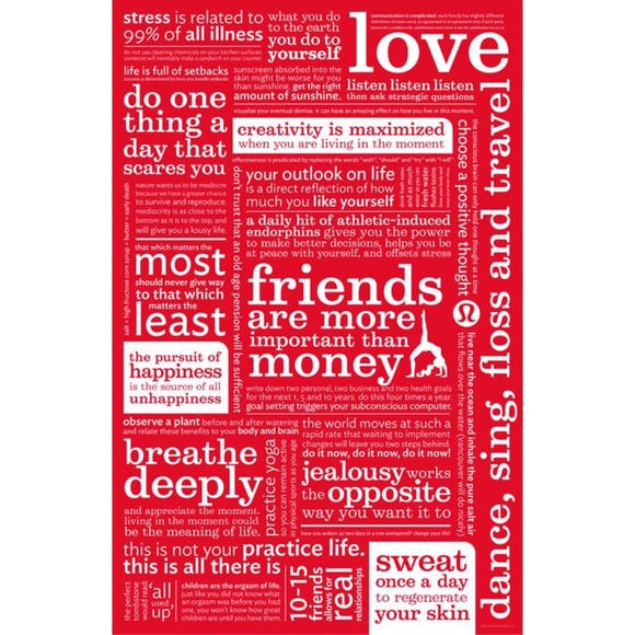 Lululemon Athletica Large Red Shopping Tote Bag - Picture 7 of 7